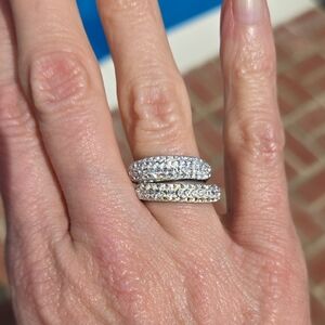 Two "Diamond-Like" Costume Rings